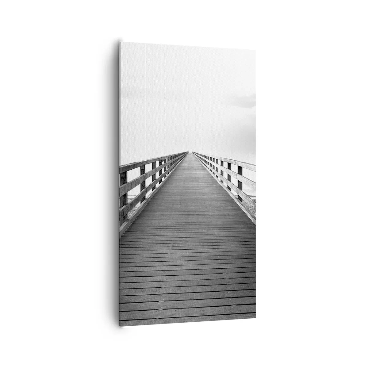 Lærredstryk - Billede på lærred - Ind i det fjerne… - 65x120 cm