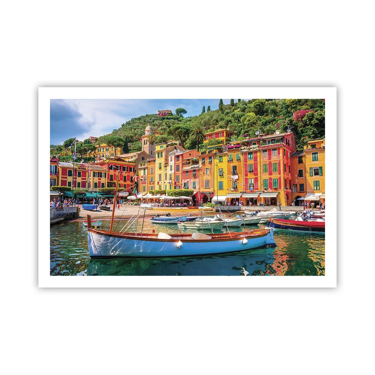 Plakat - En italiensk morgen - 91x61 cm