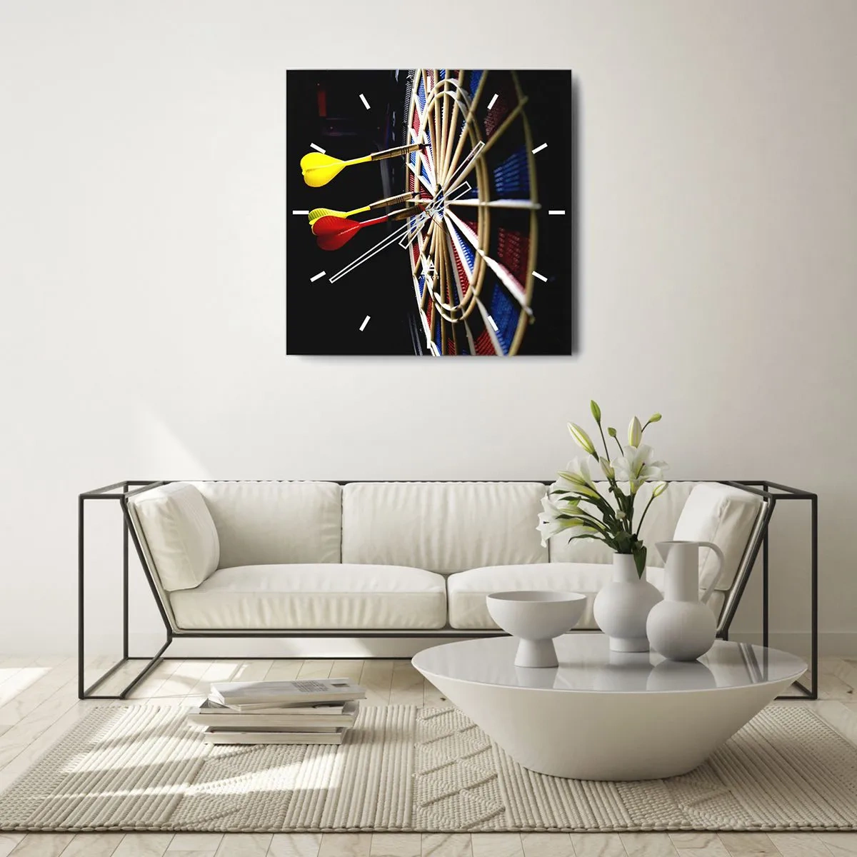 Vægur, Uret - Lige til sagen - 40x40 cm