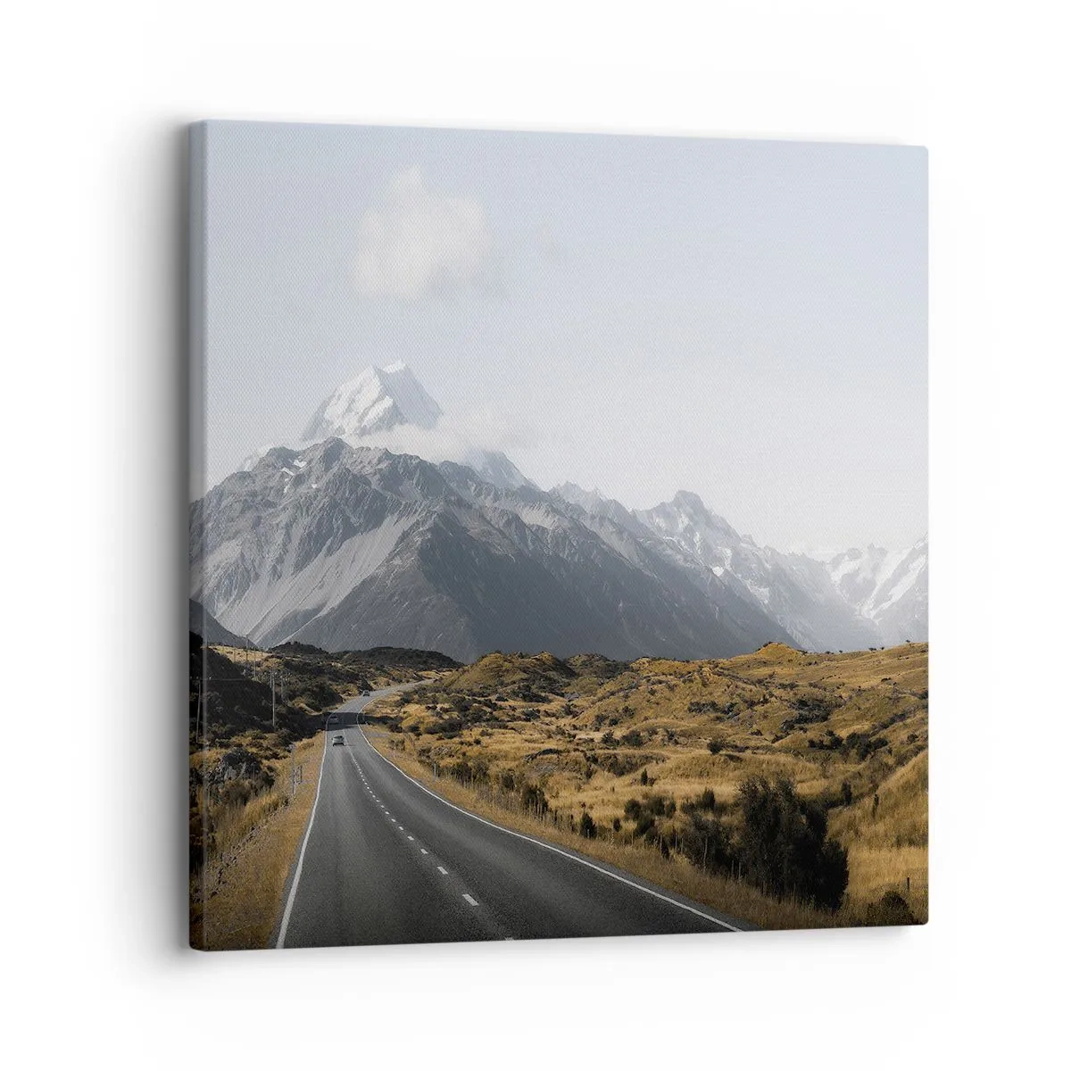 Lærredstryk - Billede på lærred - Vejen til hjerte - 30x30 cm