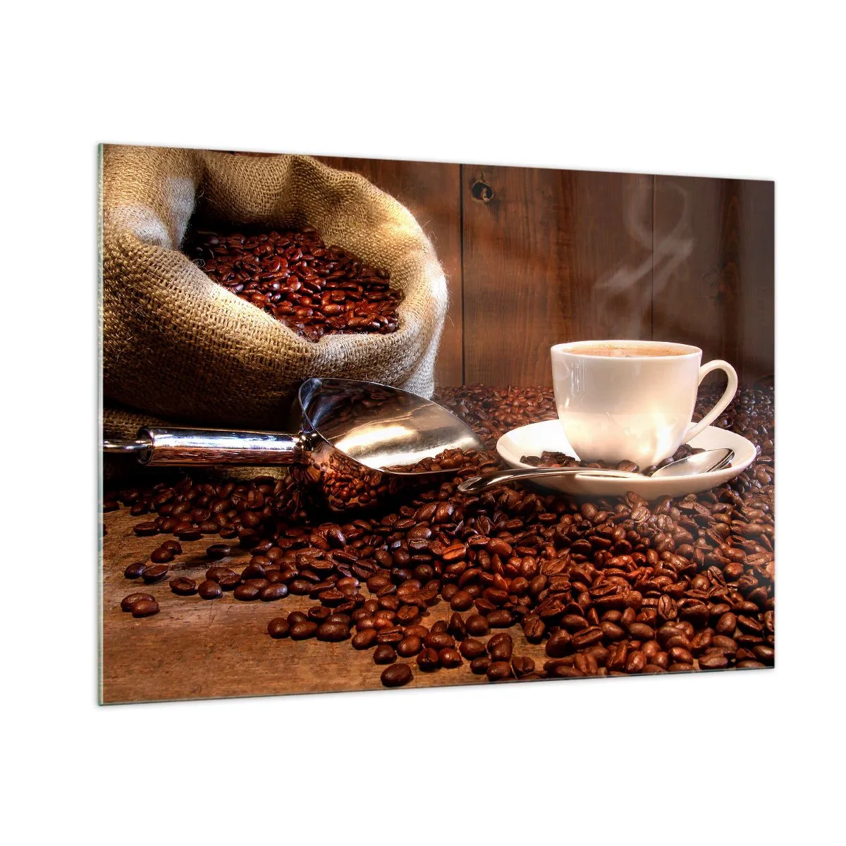 Billede på glas - Kan du lugte det? - 100x70 cm