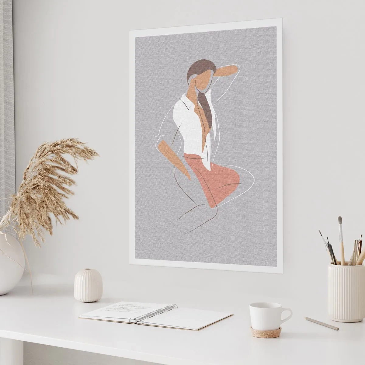 Plakat - Omrids af nåde - 30x40 cm