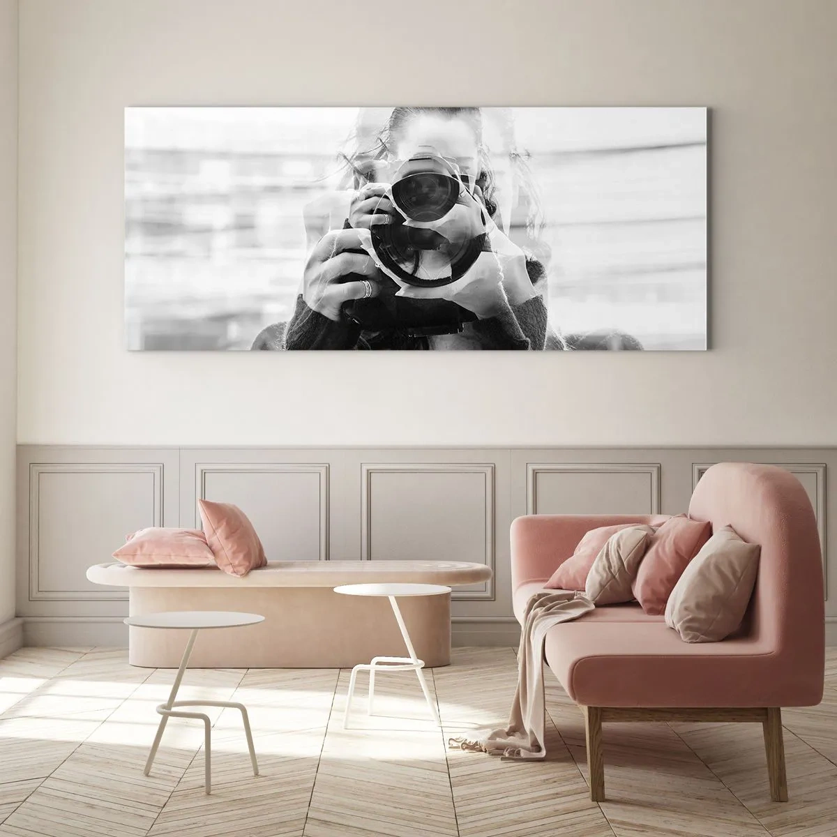 Billede på glas - Skaber og materiale - 140x50 cm