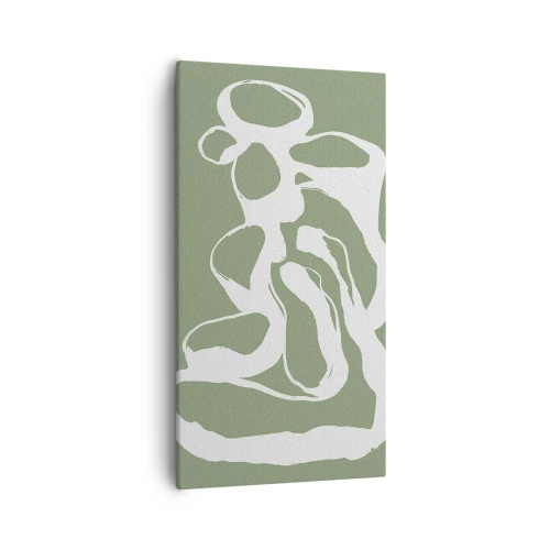 Lærredstryk - Billede på lærred - Rummets kald - 55x100 cm