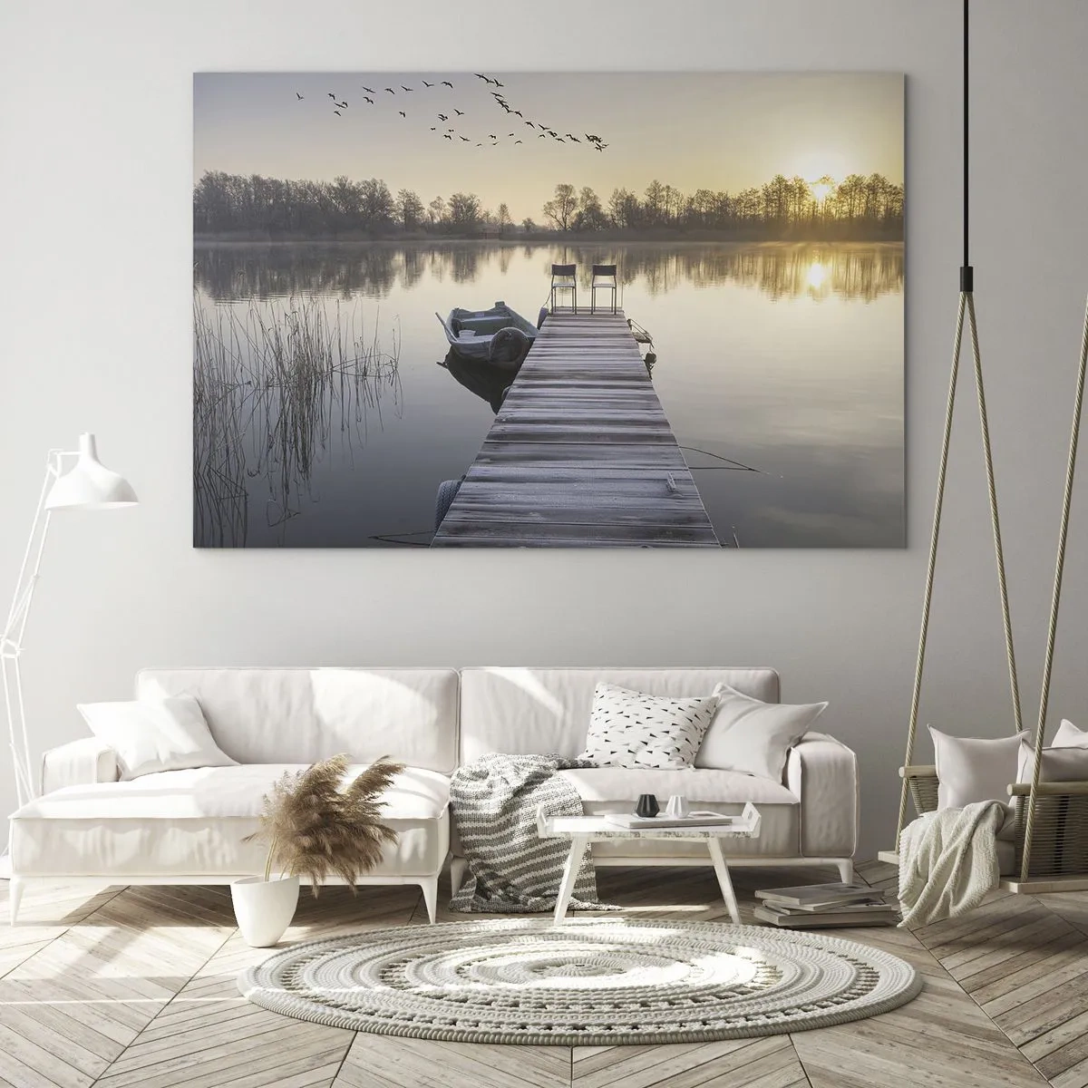 Billede på glas - Jeg kommer tilbage om et stykke tid - 100x70 cm