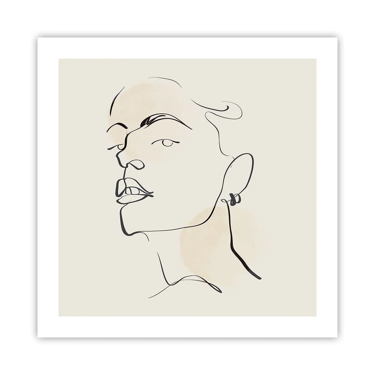 Plakat - Et stolt blik - 50x50 cm