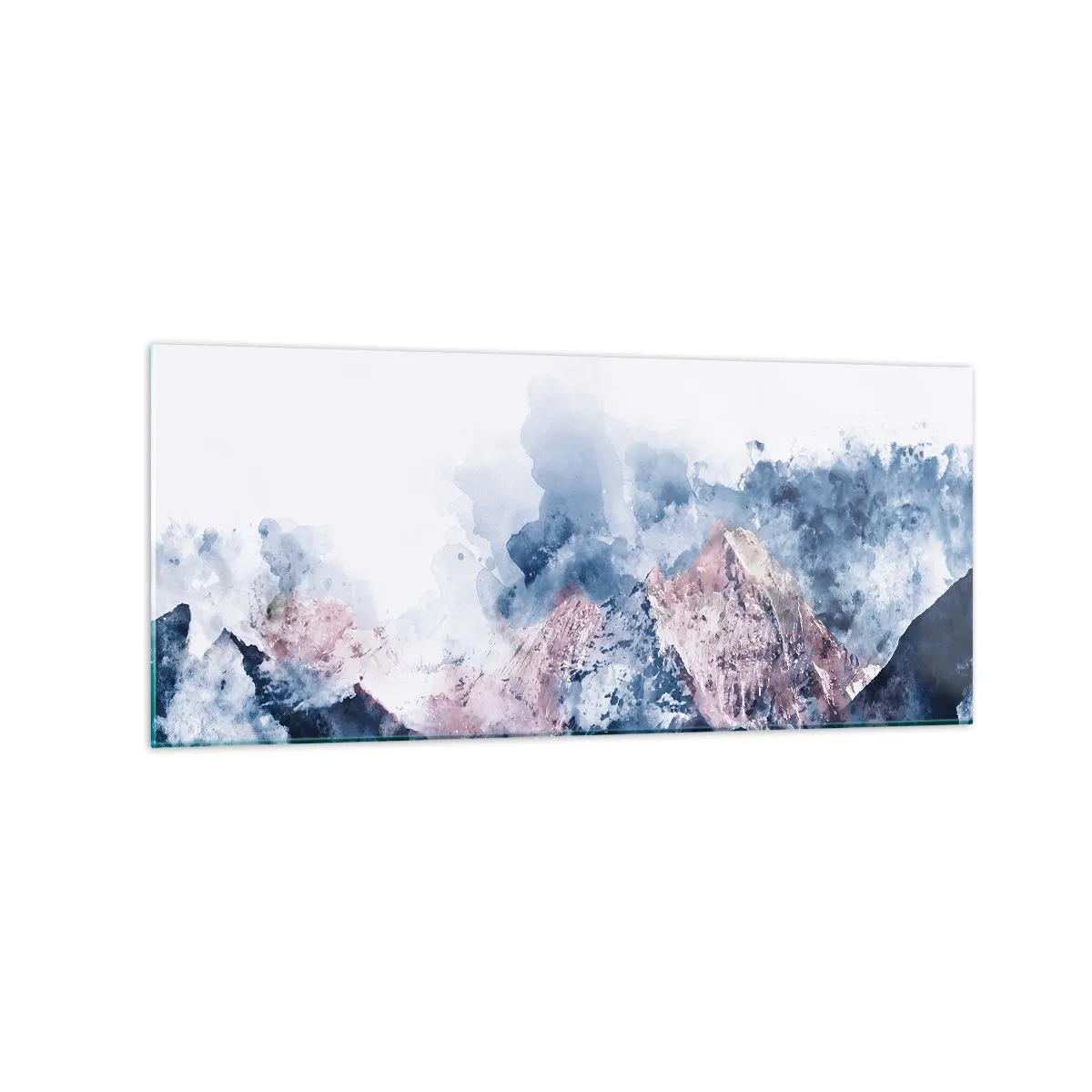 Billede på glas - Dette er toppene! - 120x50 cm