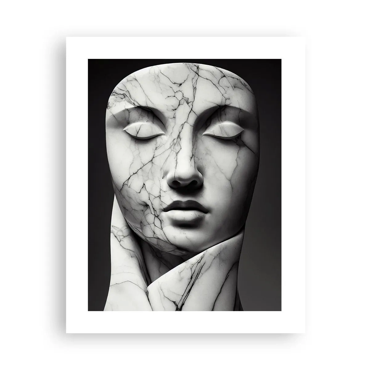 Plakat - Former af marmor - 40x50 cm