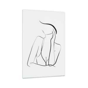 Billede på glas - På bølgen af en drøm - 70x100 cm