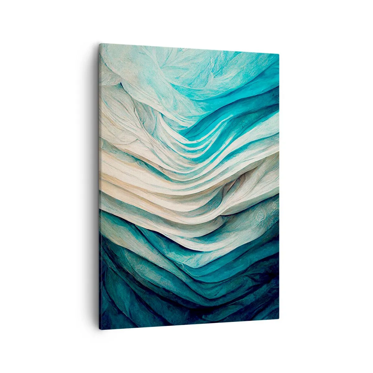 Lærredstryk - Billede på lærred - Blå umættelighed - 50x70 cm