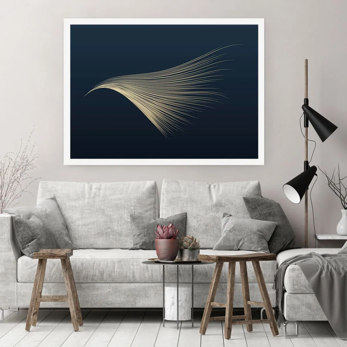 Plakat - Som en engels hår - 40x30 cm