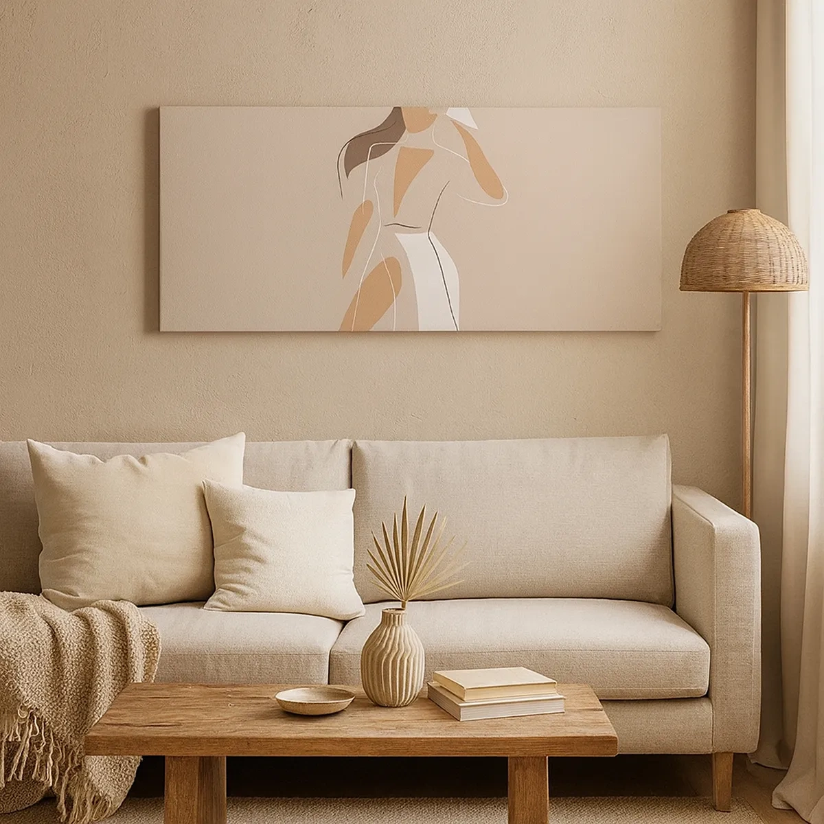 Lærredstryk - Billede på lærred - Mode er sjovt - 30x30 cm