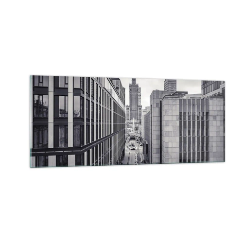Billede på glas - Warszawa dalen - 100x40 cm
