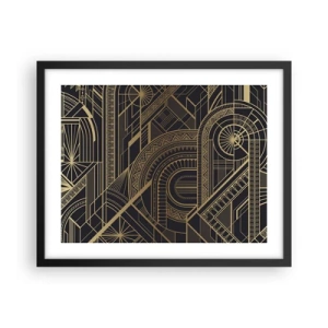 Plakat i sort ramme - Koncepter, idéer, planer - 50x40 cm