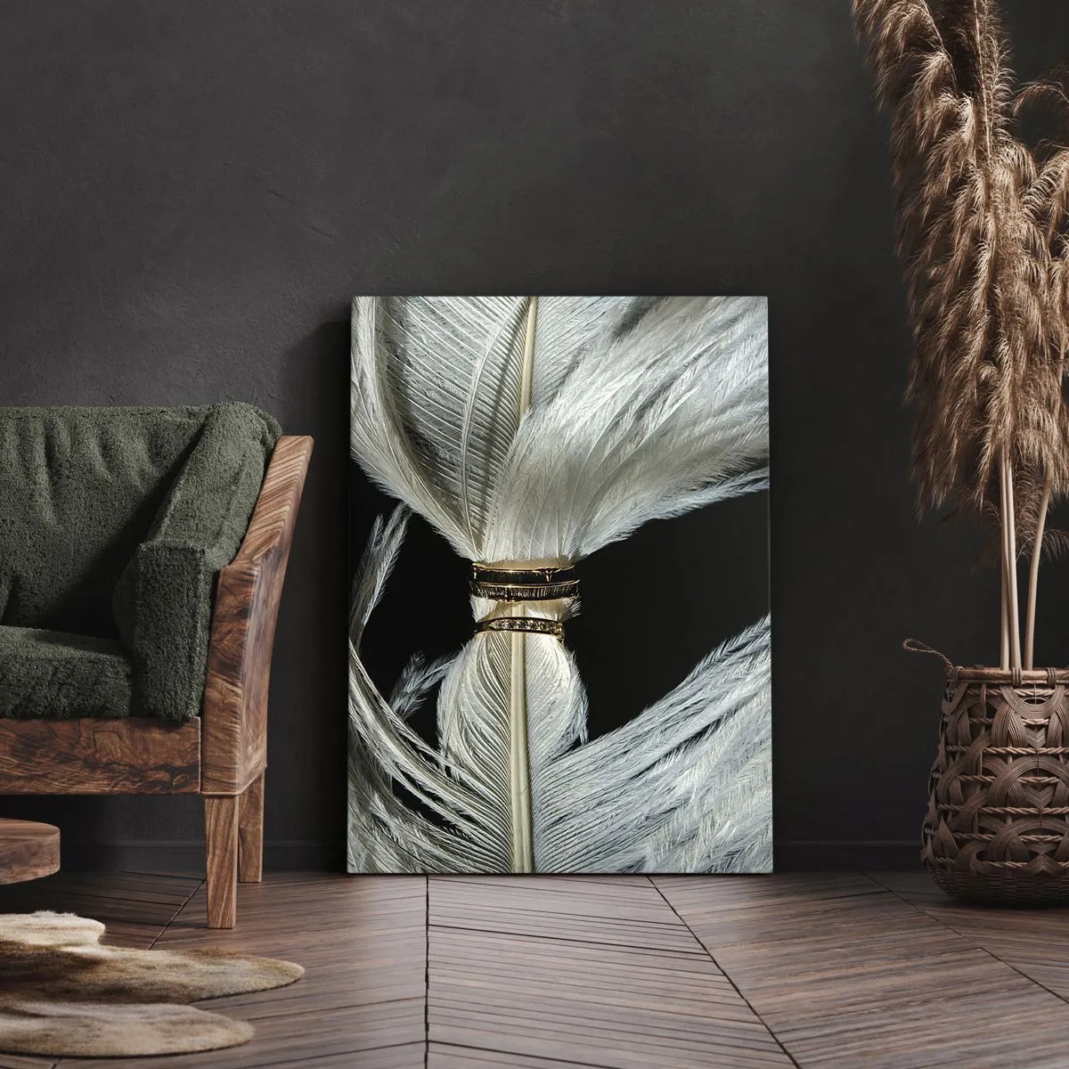 Lærredstryk - Billede på lærred - ...og jeg vil ikke forlade dig... - 50x70 cm