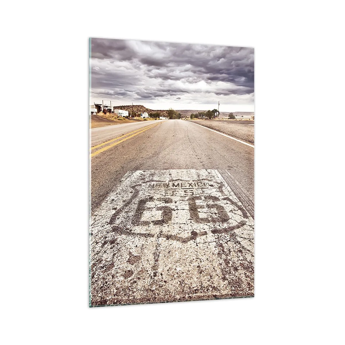 Billede på glas - Mother Road - amerikansk legende - 70x100 cm