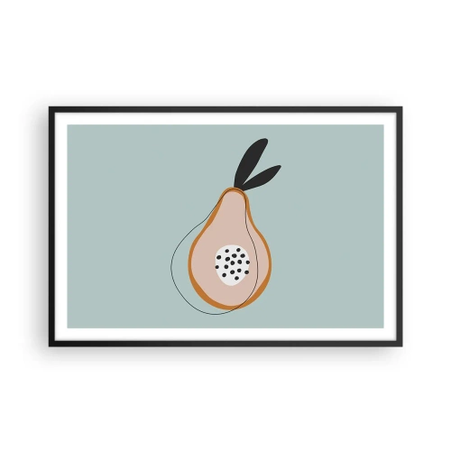 Plakat i sort ramme - Trænge ind i tingenes natur - 91x61 cm