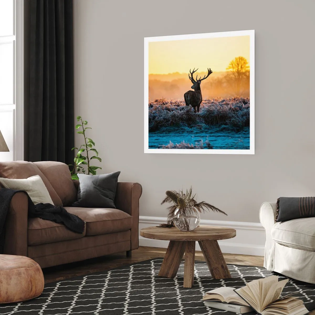 Plakat - Kronet på sine godser - 50x50 cm