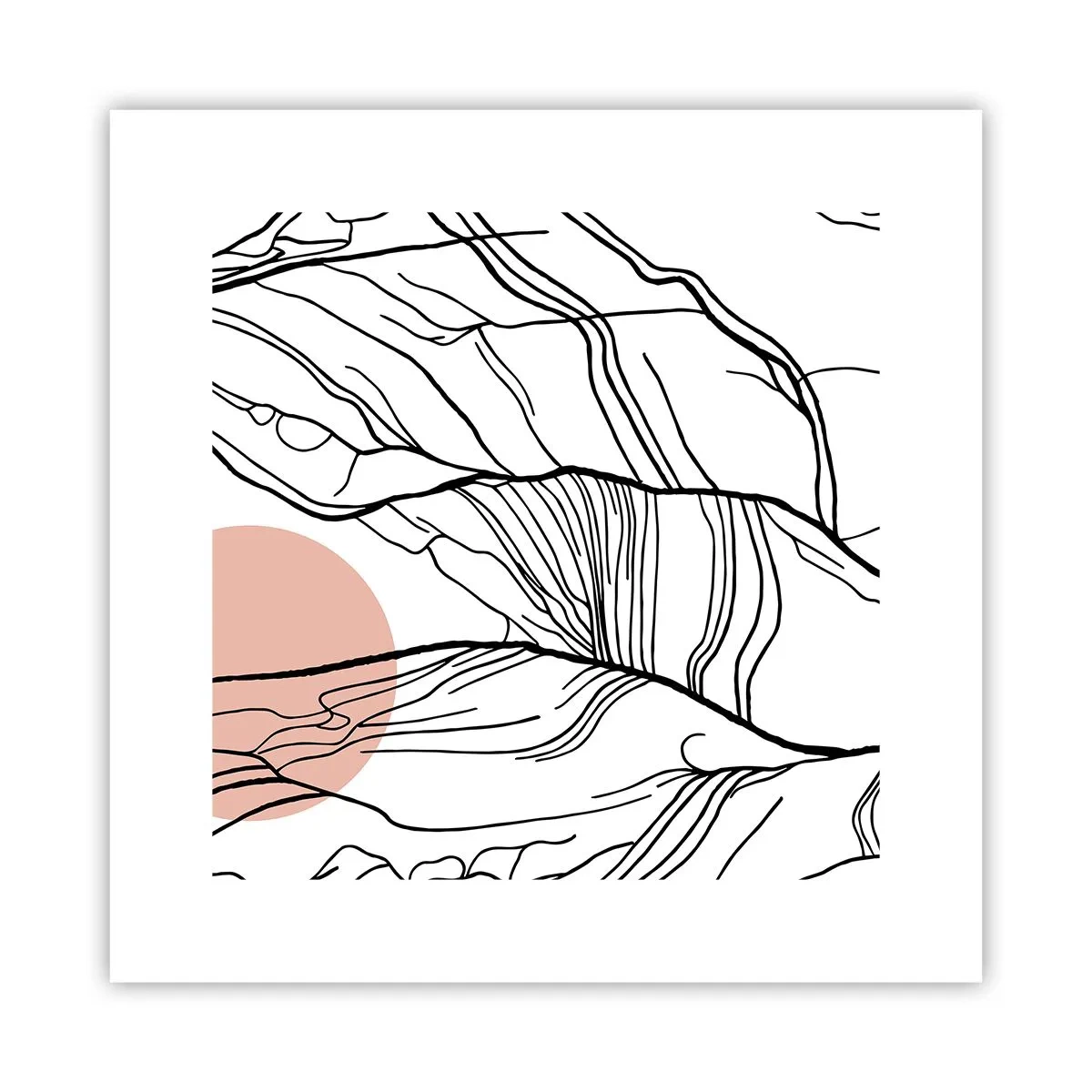 Plakat - I et netværk af kviste - 30x30 cm