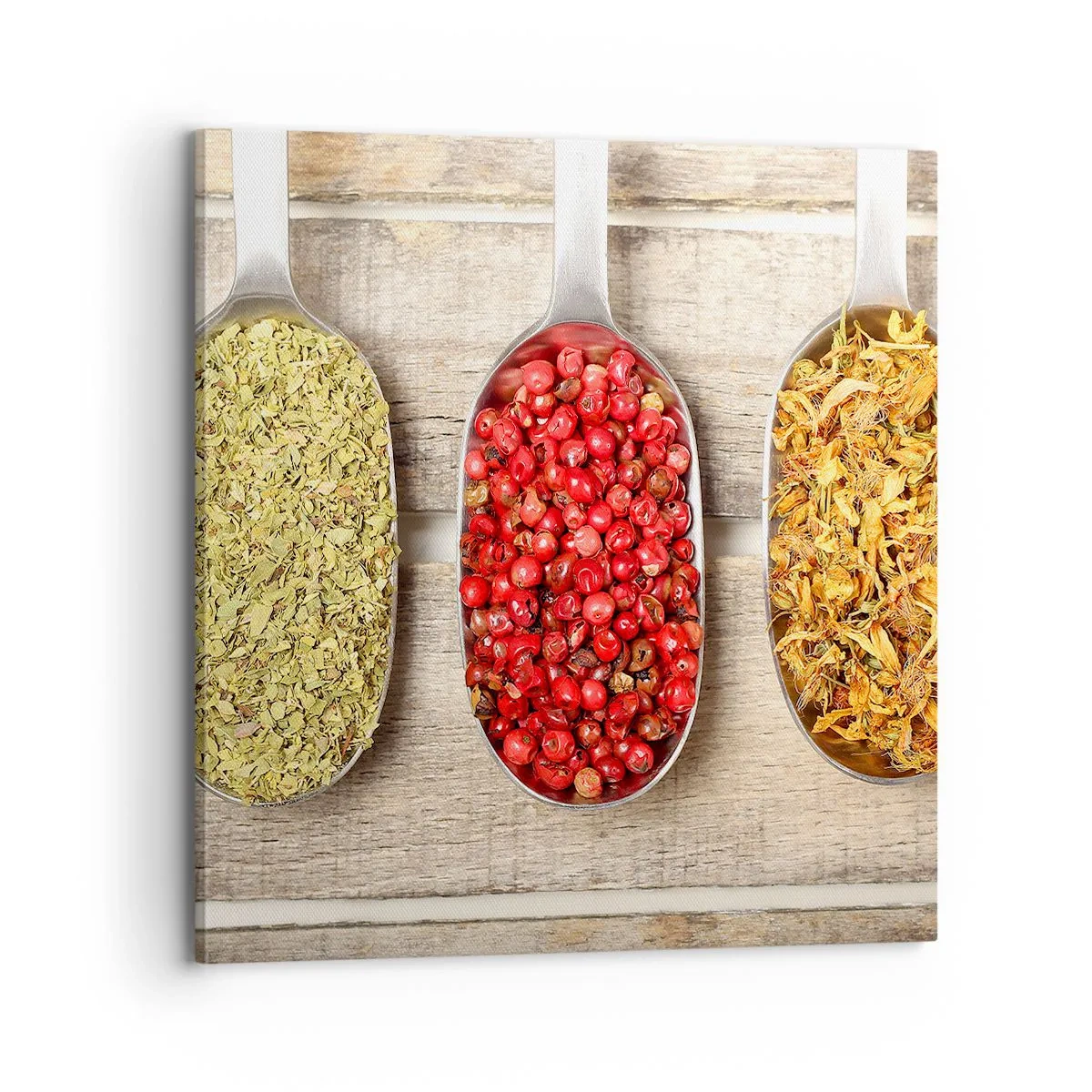 Lærredstryk - Billede på lærred - Magi i køkkenet - 70x70 cm