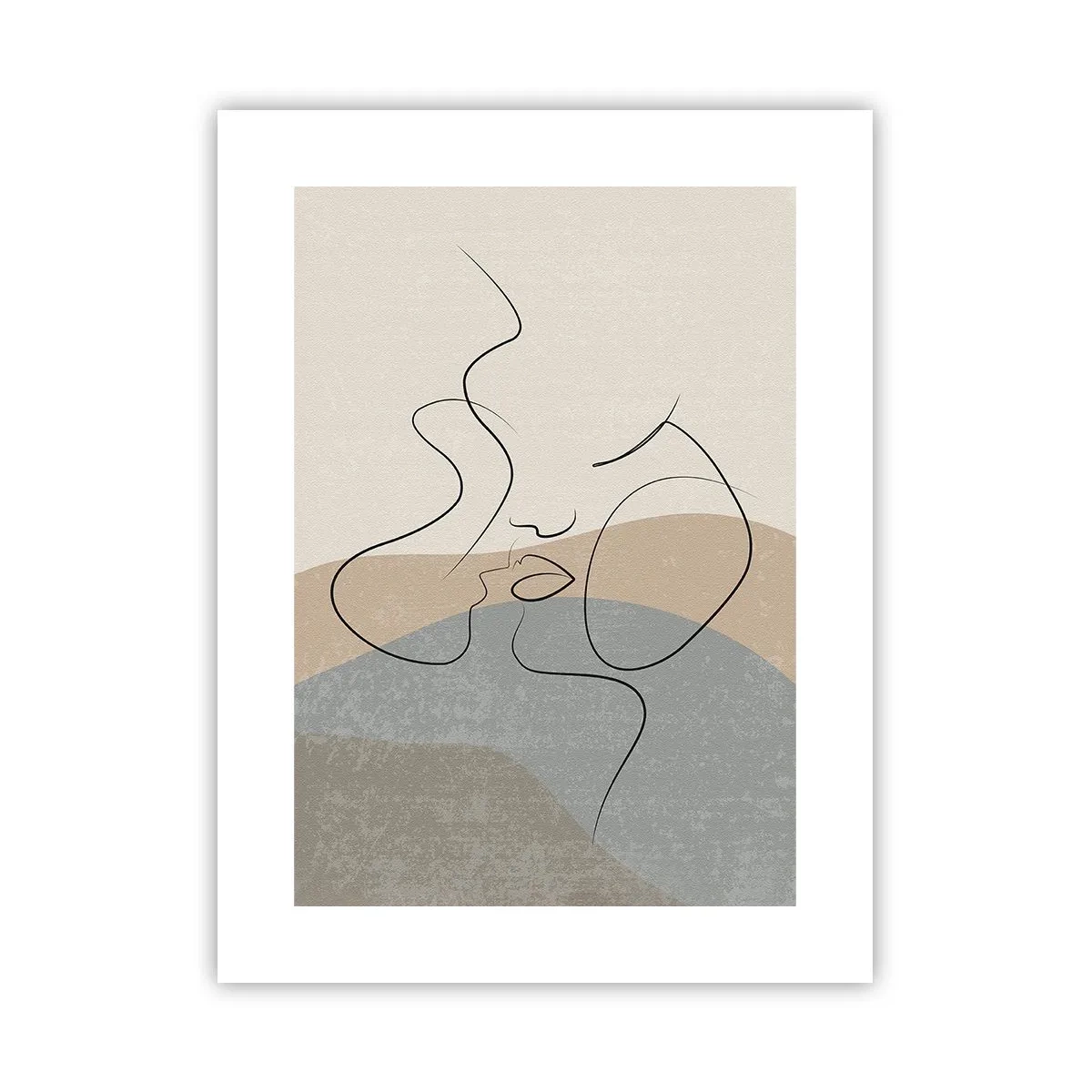 Plakat - Som et penselstrøg - 30x40 cm
