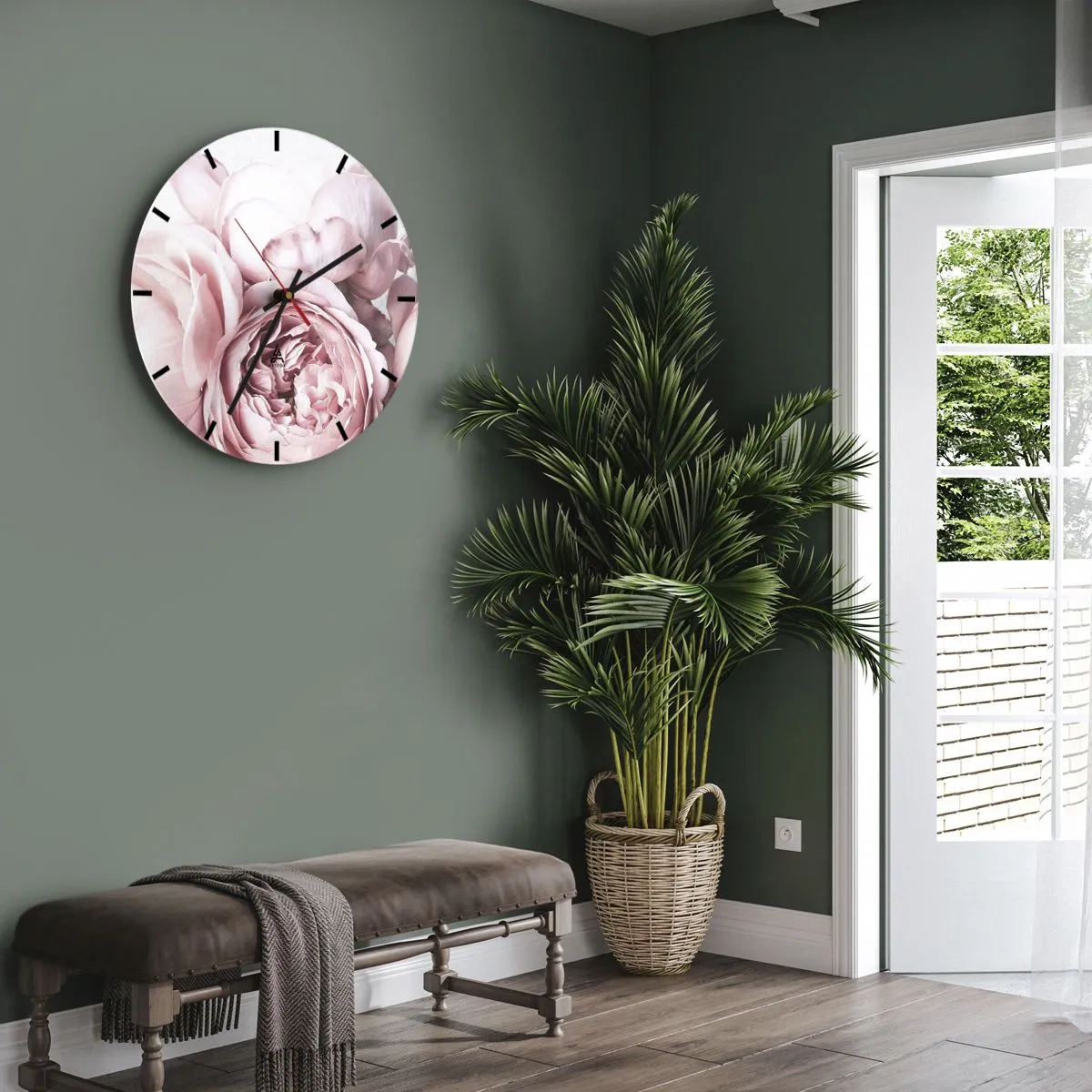 Vægur, Uret - For de romantiske - 30x30 cm