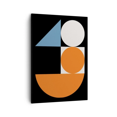 Lærredstryk - Billede på lærred - System til figurer - 50x70 cm