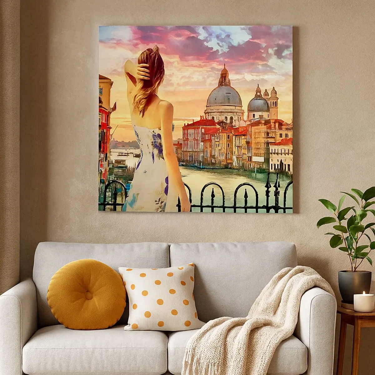 Lærredstryk - Billede på lærred - Når det drejer sig om eventyr, er det kun i ... - 30x30 cm