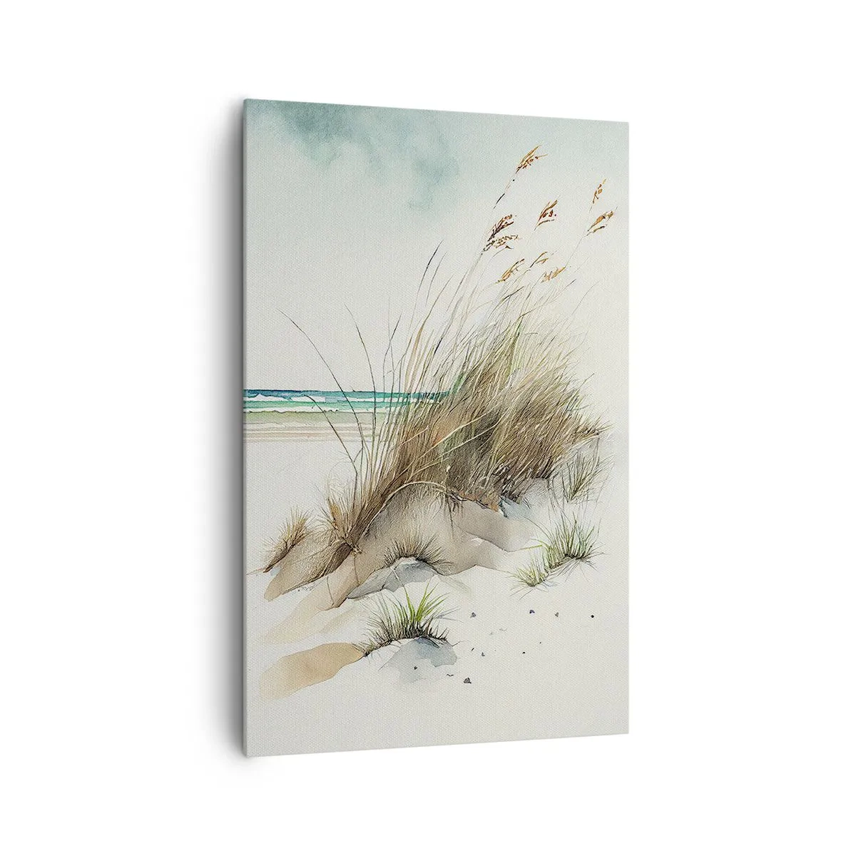 Lærredstryk - Billede på lærred - Pakket ind i sand - 80x120 cm