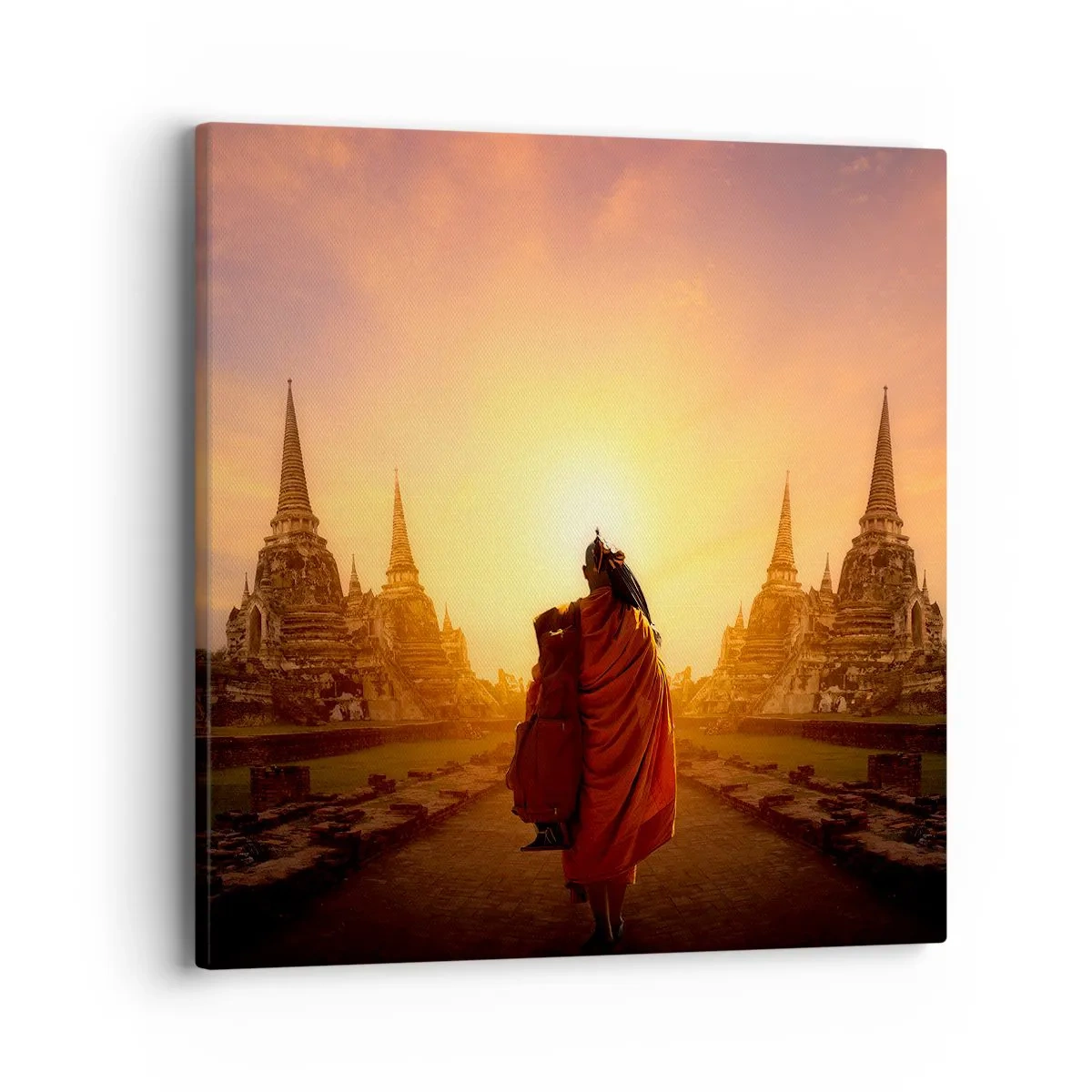 Lærredstryk - Billede på lærred - I fred for evigt - 40x40 cm