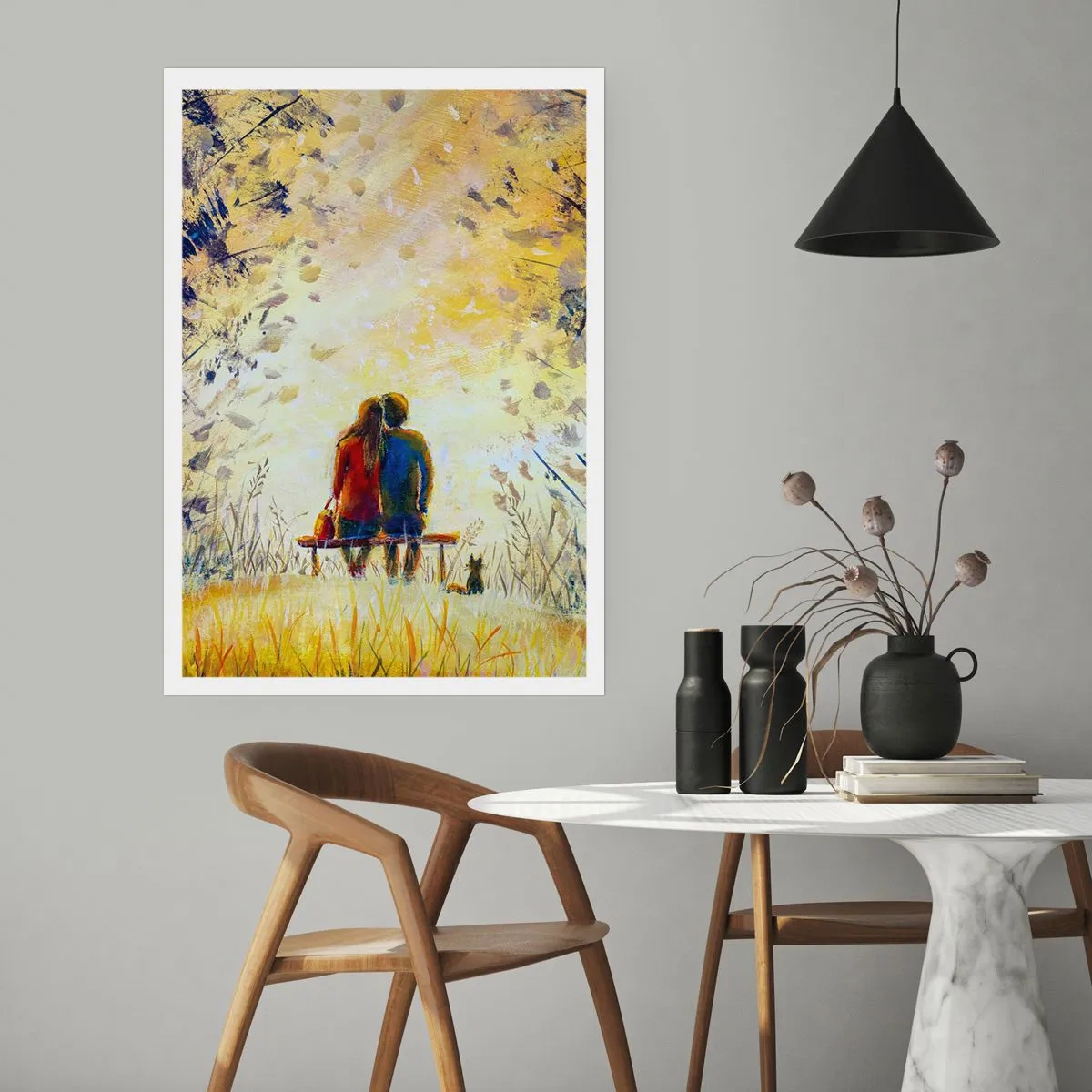Plakat - Et magisk øjeblik - 50x70 cm