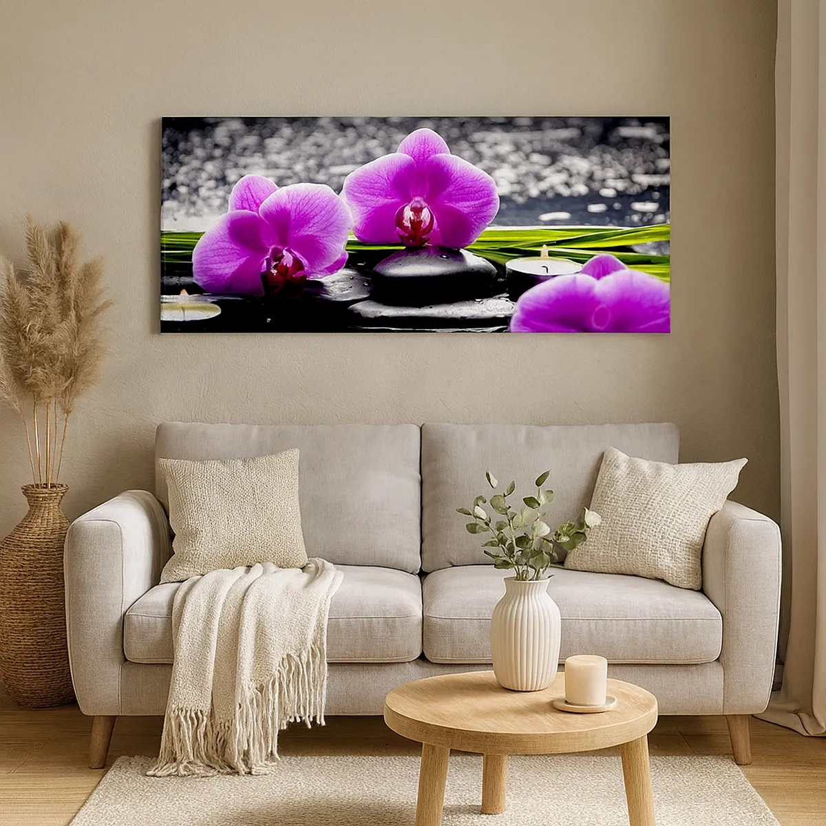 Lærredstryk - Billede på lærred - Drukne i fred og ro - 30x30 cm