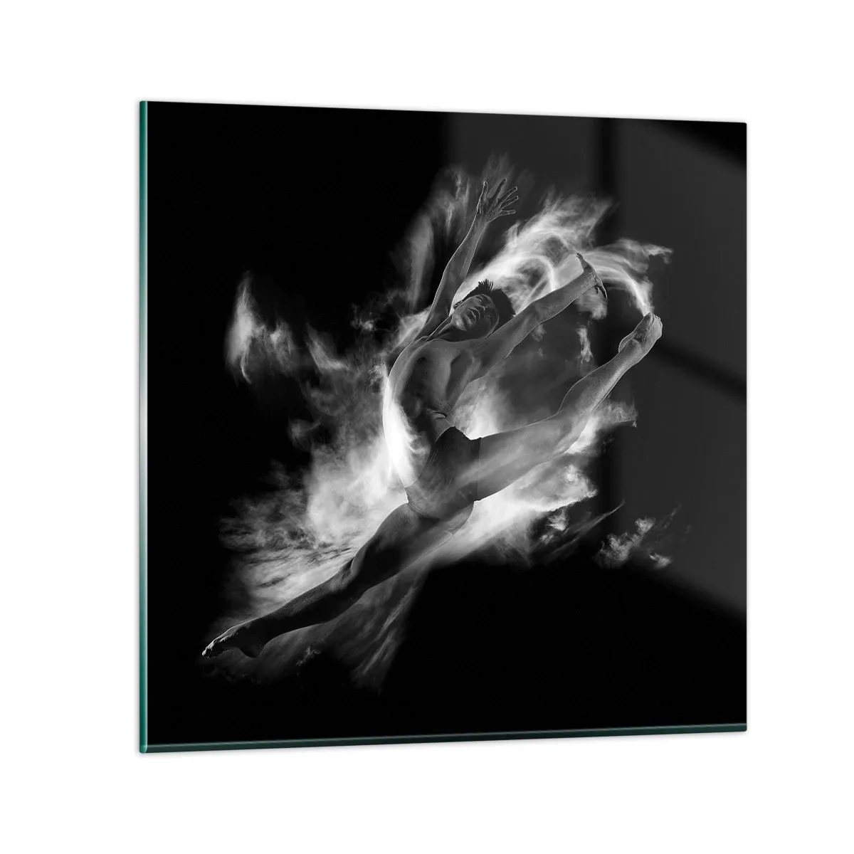 Billede på glas - Stoppet under flyvning - 70x70 cm