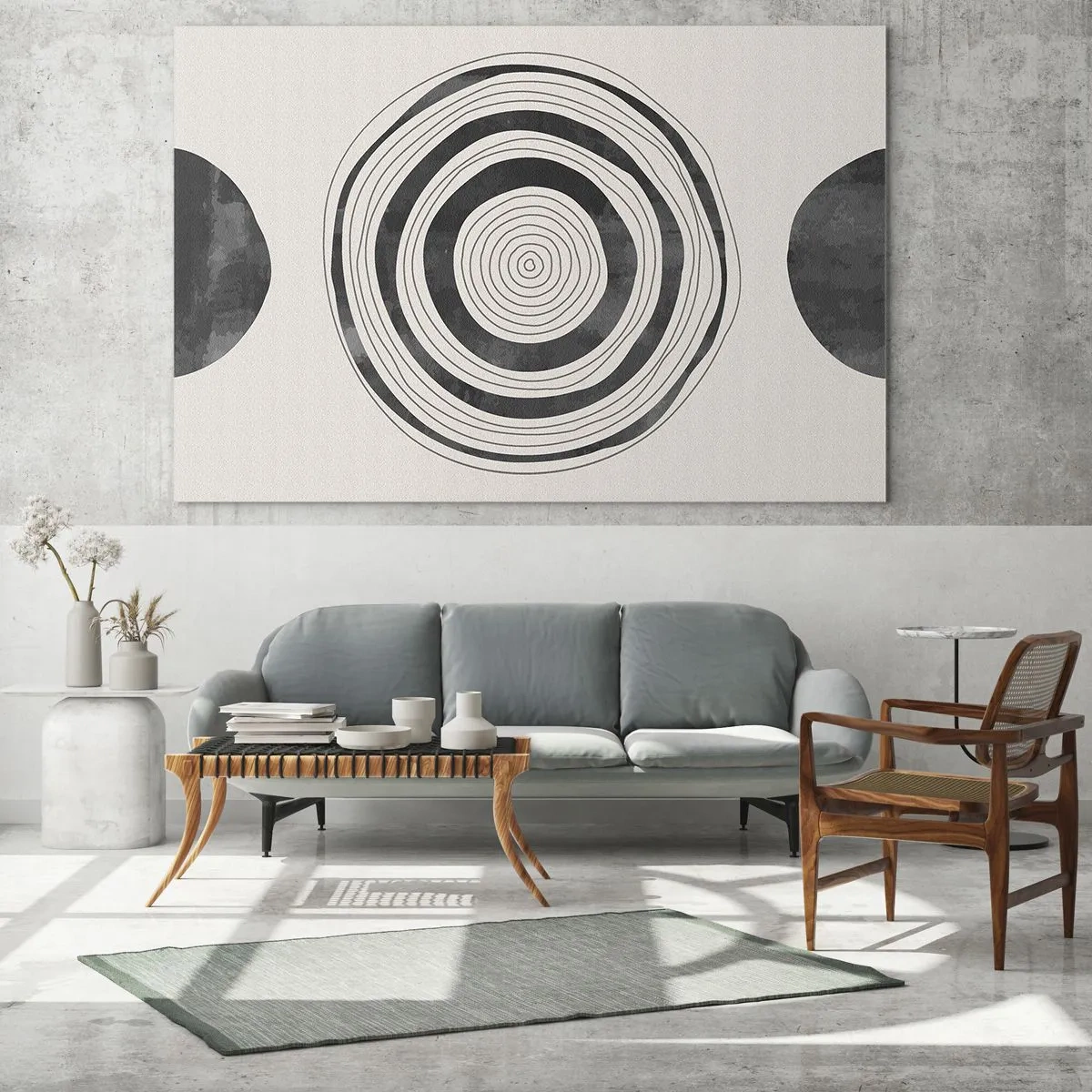 Billede på glas - Det vigtige er det, der er imellem - 120x80 cm