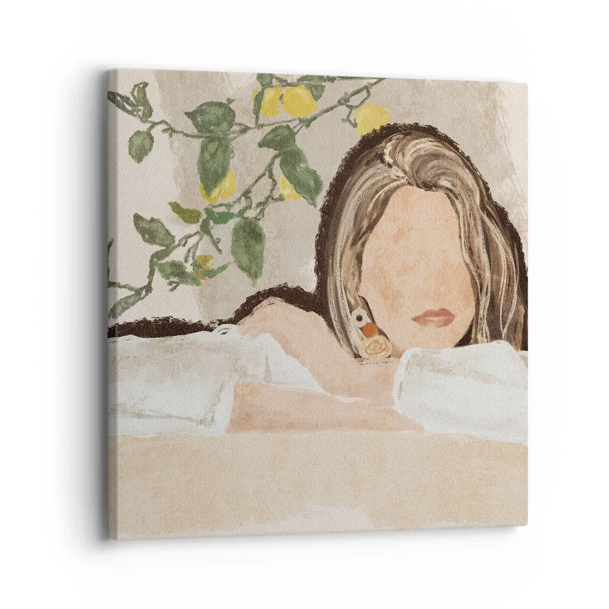 Lærredstryk - Billede på lærred - Sydstaternes skønhed - 30x30 cm