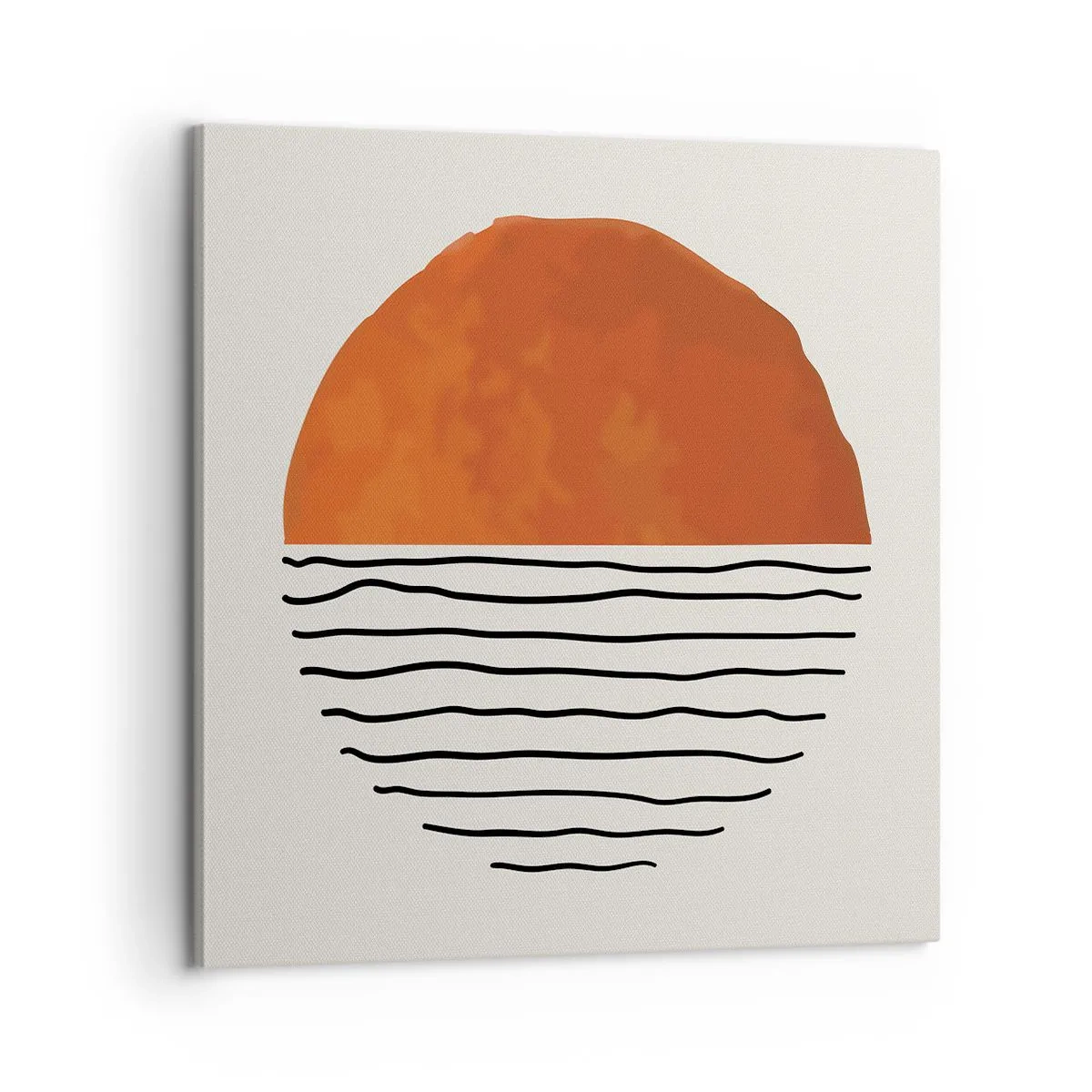 Lærredstryk - Billede på lærred - I en japansk atmosfære - 60x60 cm
