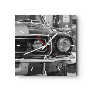 Vægur, Uret - Hård kørsel - 30x30 cm