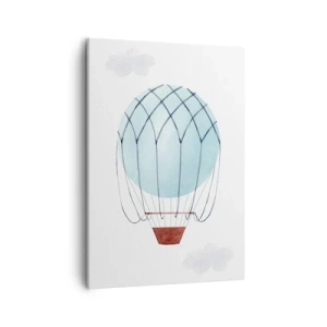 Lærredstryk - Billede på lærred - Alt i skyerne - 50x70 cm