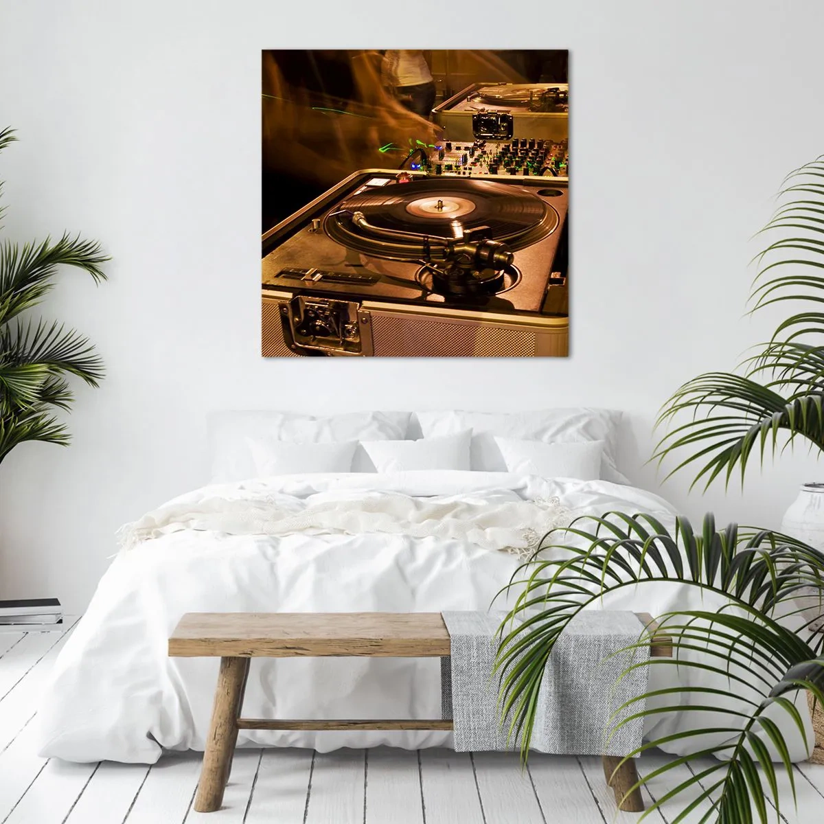 Lærredstryk - Billede på lærred - Kan du mærke kraften? - 60x60 cm