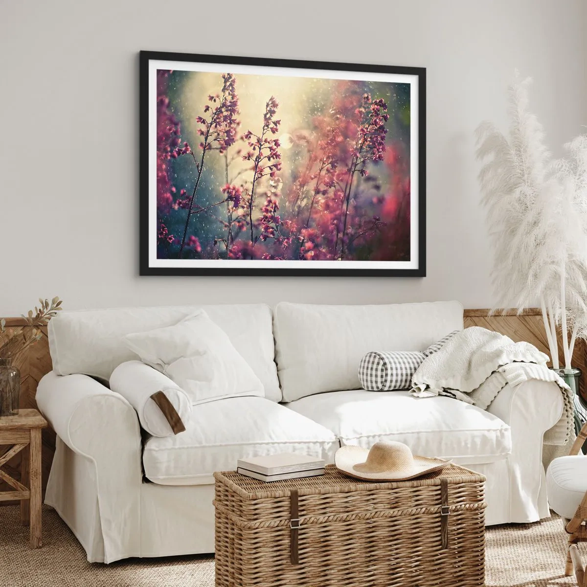 Plakat i sort ramme - Hemmelig have - 40x30 cm