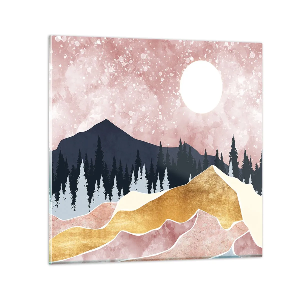 Billede på glas - Nattevagt - 60x60 cm