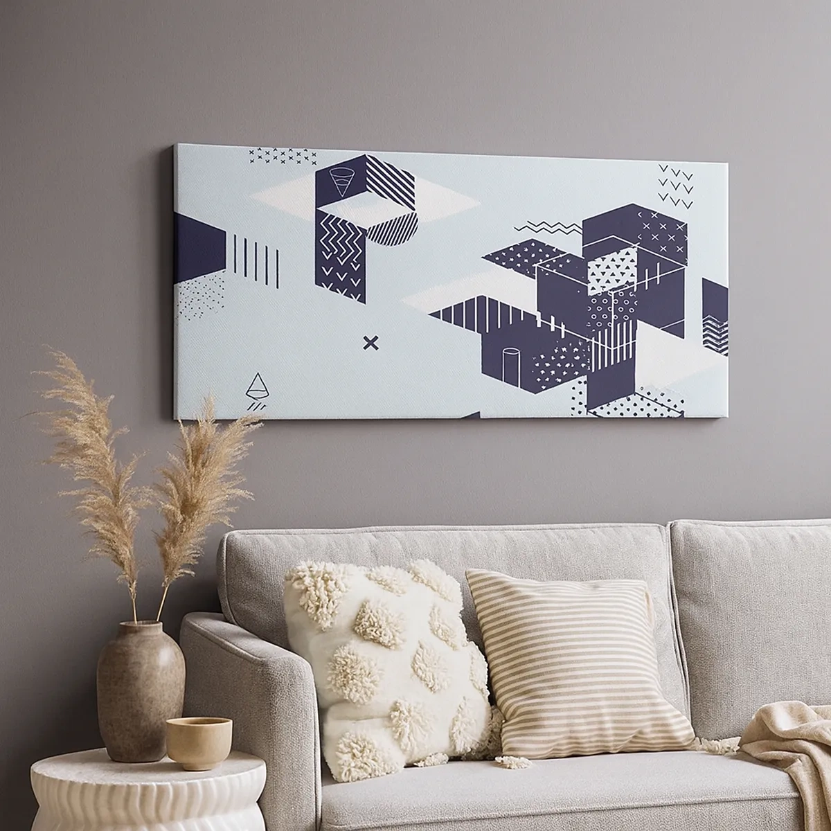 Lærredstryk - Billede på lærred - I matematikkens sjæl - 30x30 cm