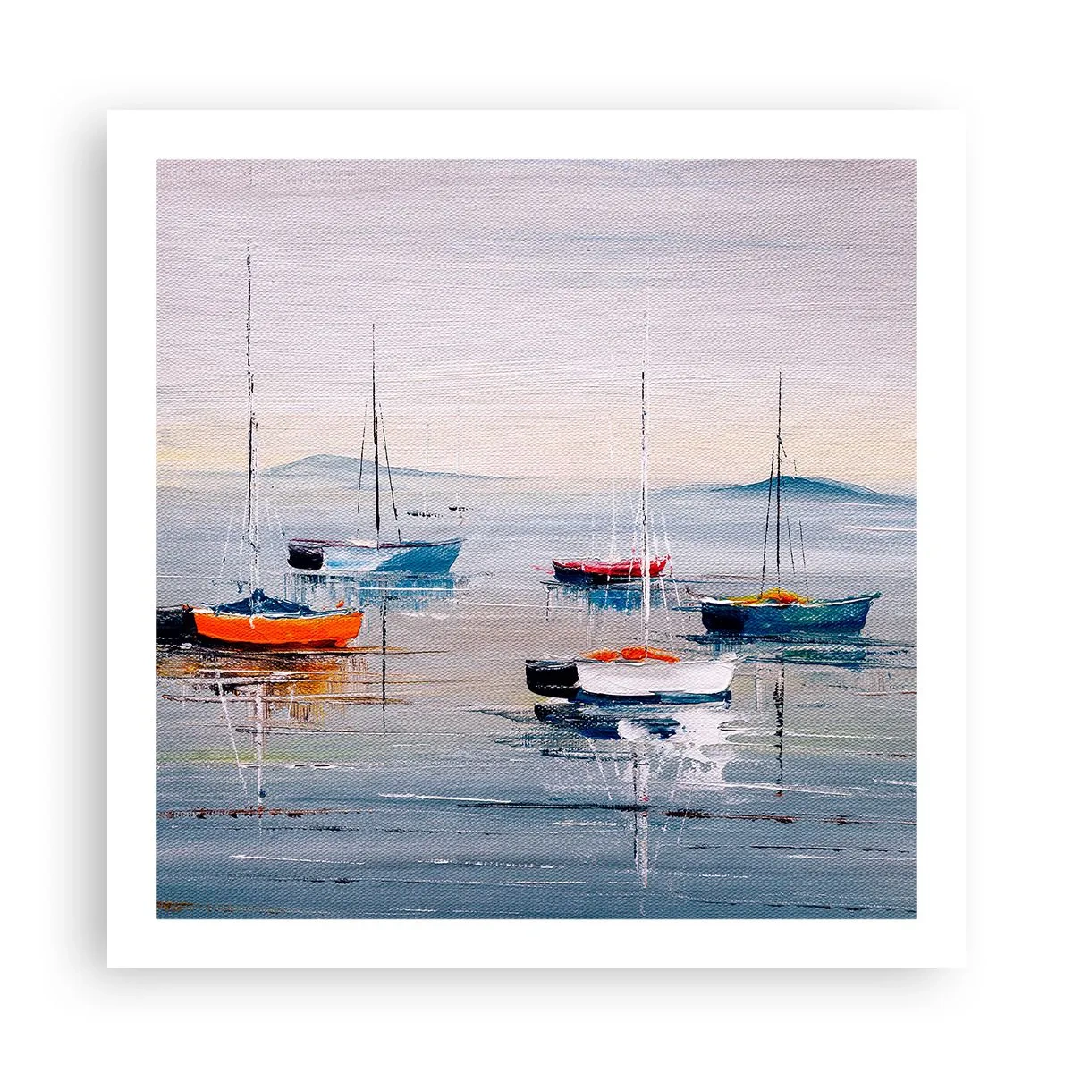 Plakat - Et velfortjent hvil - 60x60 cm