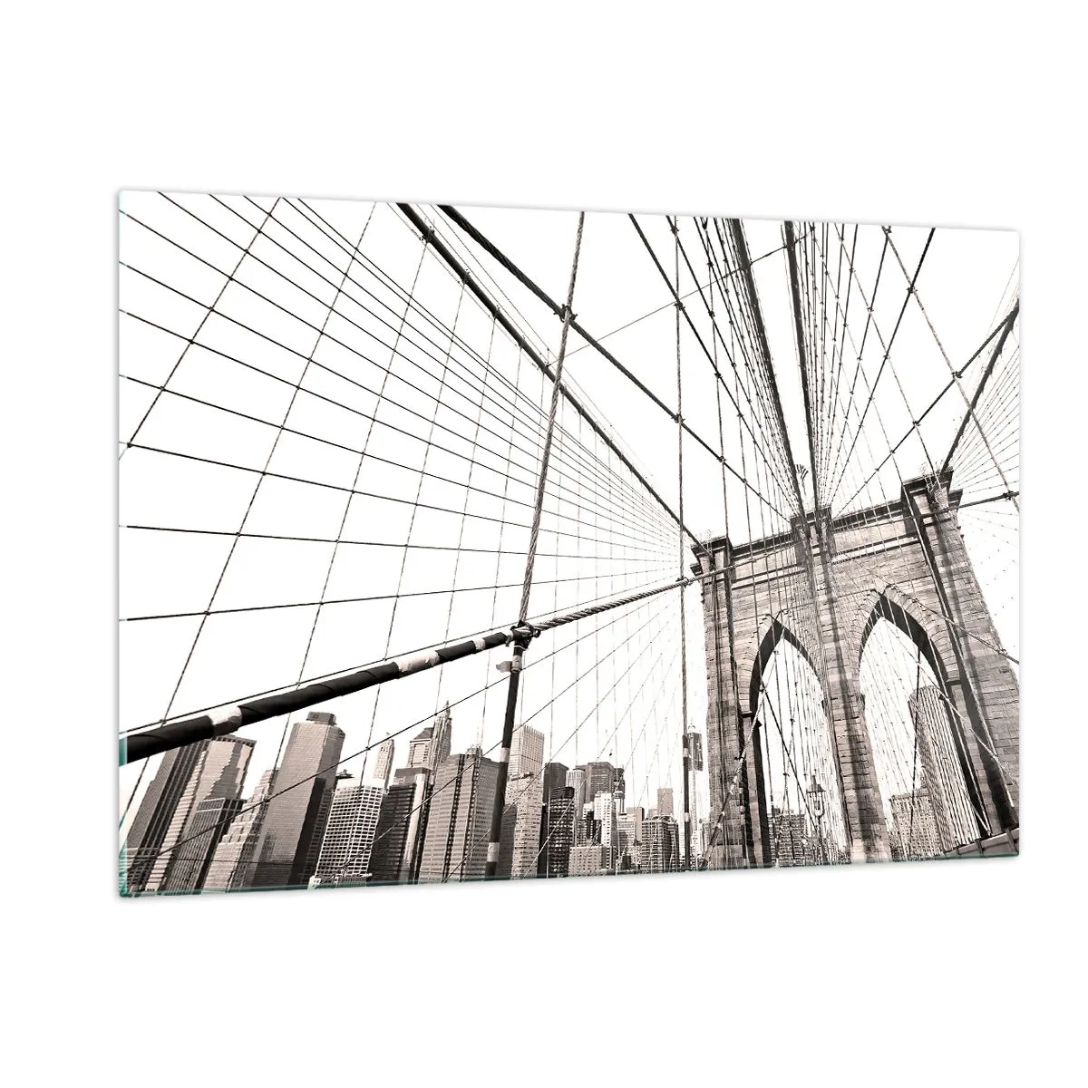 Billede på glas - Katedralen i New York - 120x80 cm