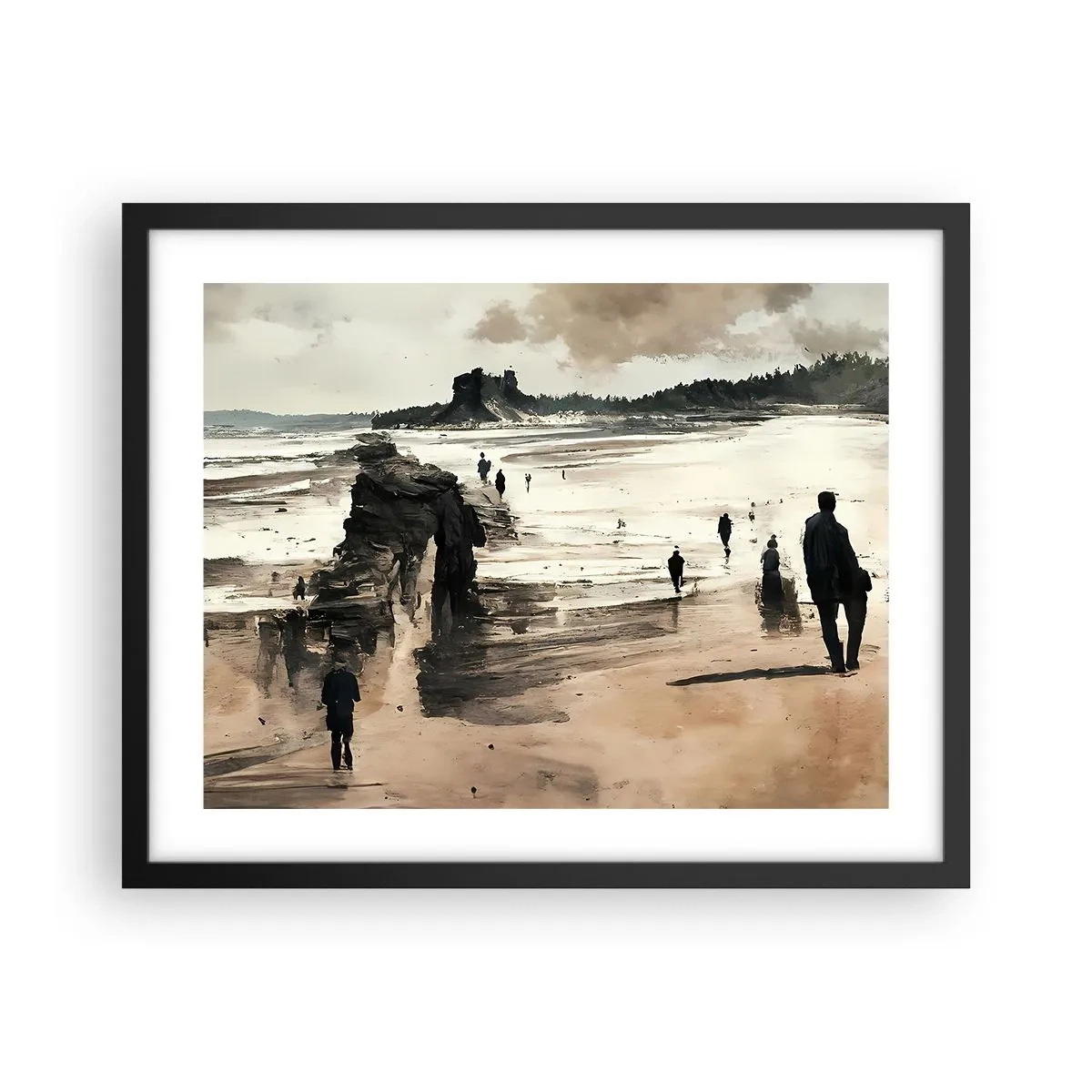 Plakat i sort ramme - Indkaldt - 50x40 cm