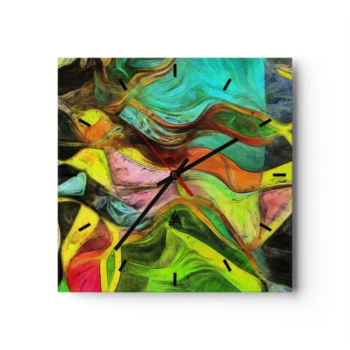 Vægur, Uret - Bevægelse er liv - 30x30 cm