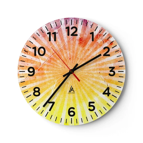 Vægur, Uret - Opgange og nedgange - 30x30 cm