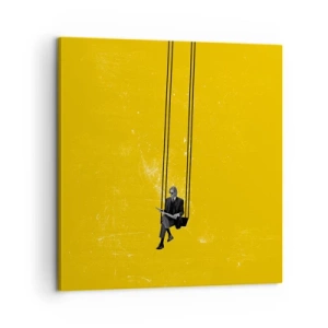 Lærredstryk - Billede på lærred - En dag som alle andre - 60x60 cm