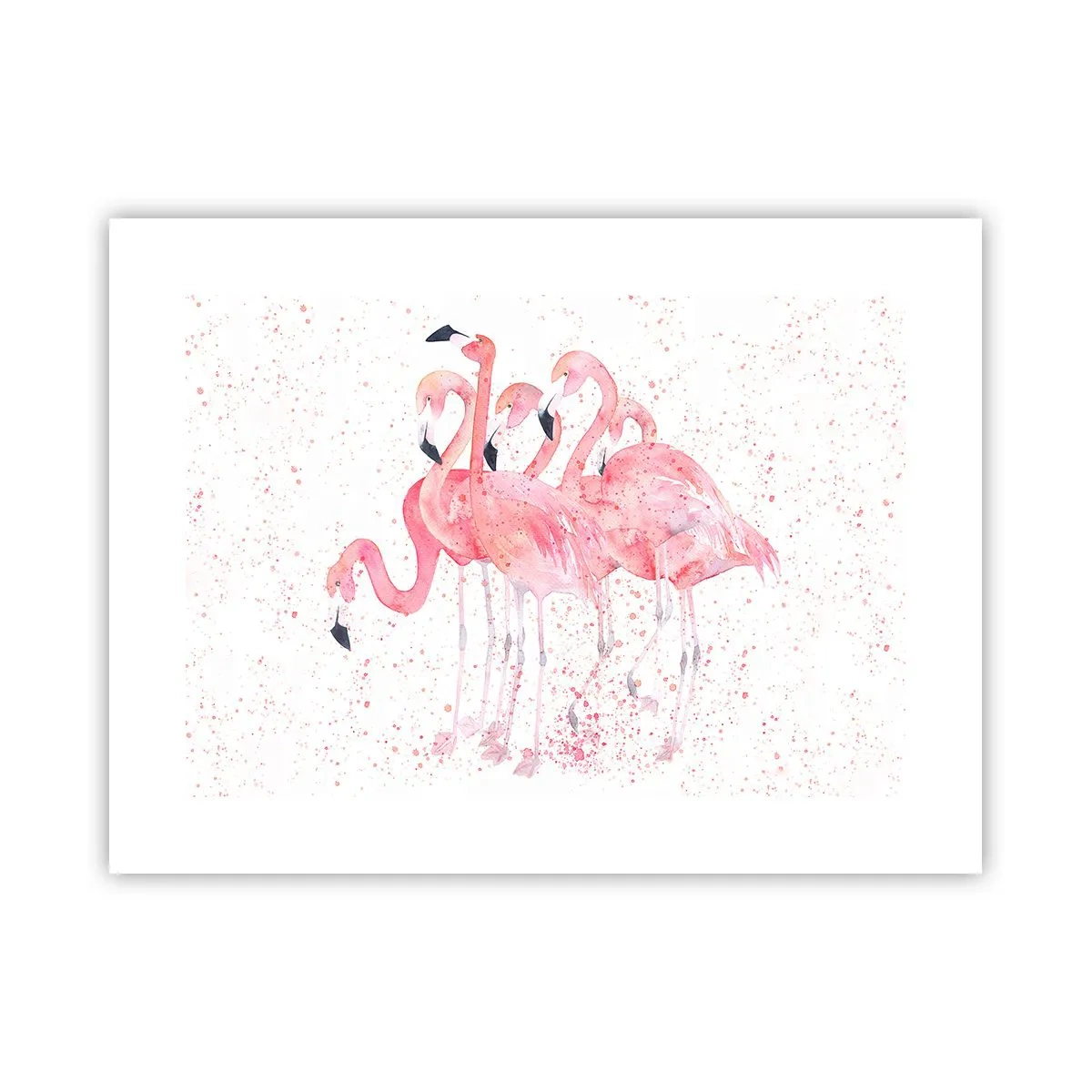 Plakat - Lyserød ansambl - 40x30 cm