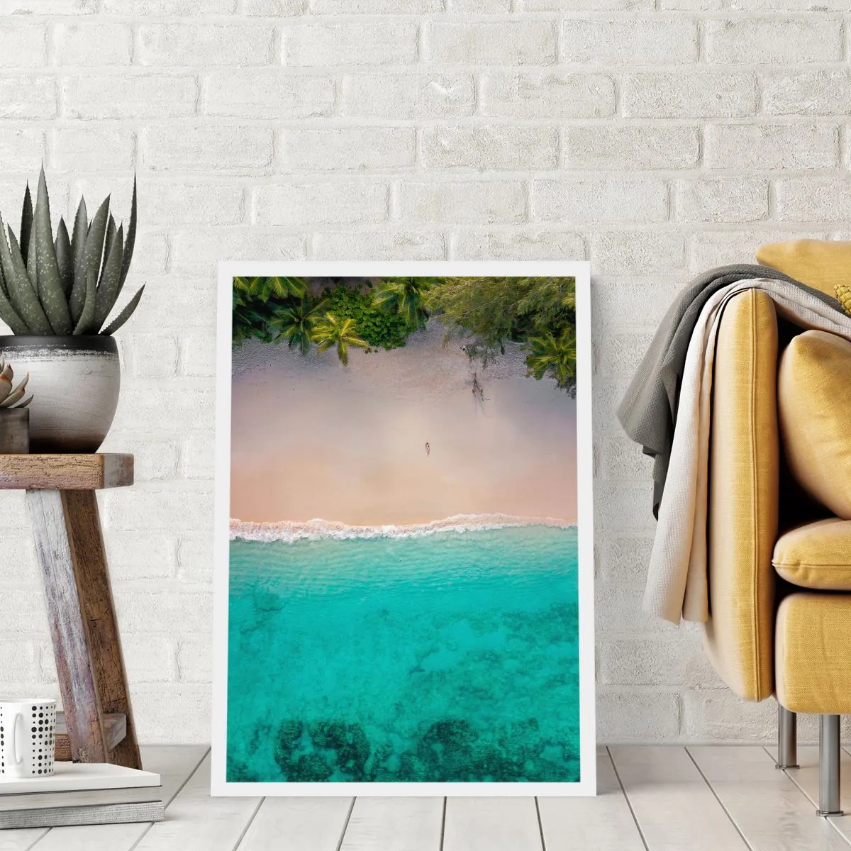 Plakat - Paradis strand - 70x100 cm